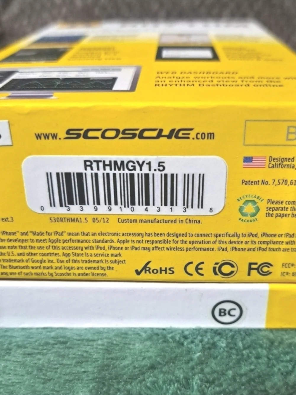 Scosche Rhythm Armband Pulse Monitor - Gray